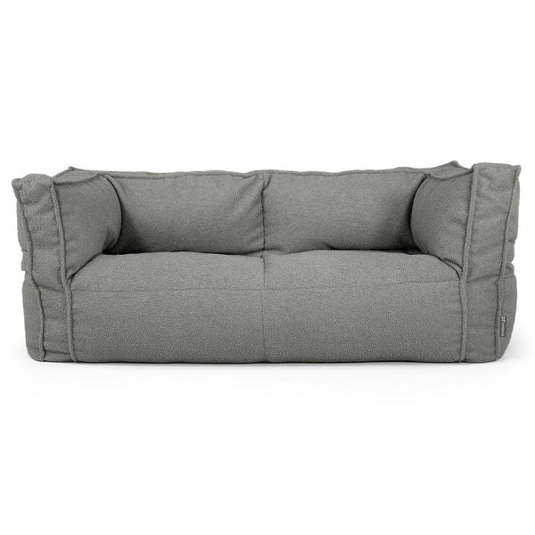 2-Sitzer Albert Sitzsacksofa - Bouclé Grau