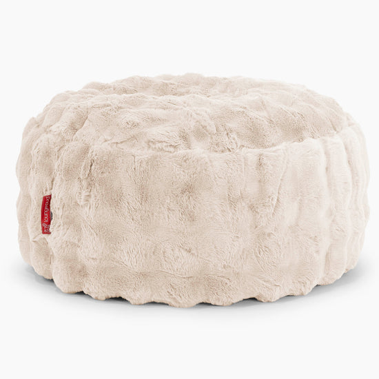 Sitzhocker Pouf - Bubble Pelz Creme 01