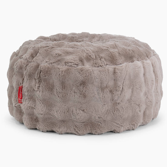 Sitzhocker Pouf - Bubble Pelz Nerzfarben 01