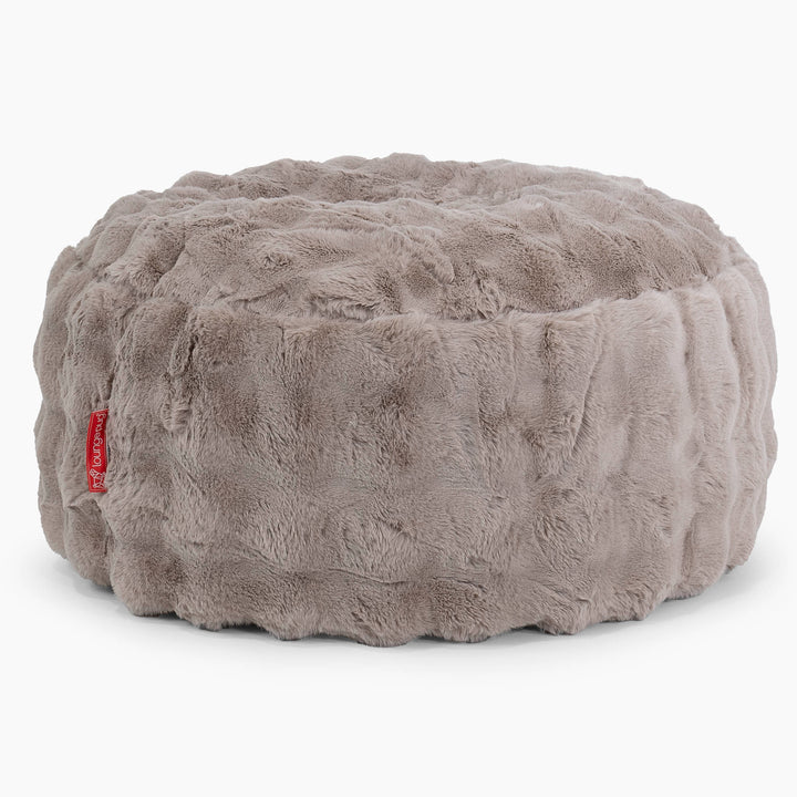 Sitzhocker Pouf - Bubble Pelz Nerzfarben 01