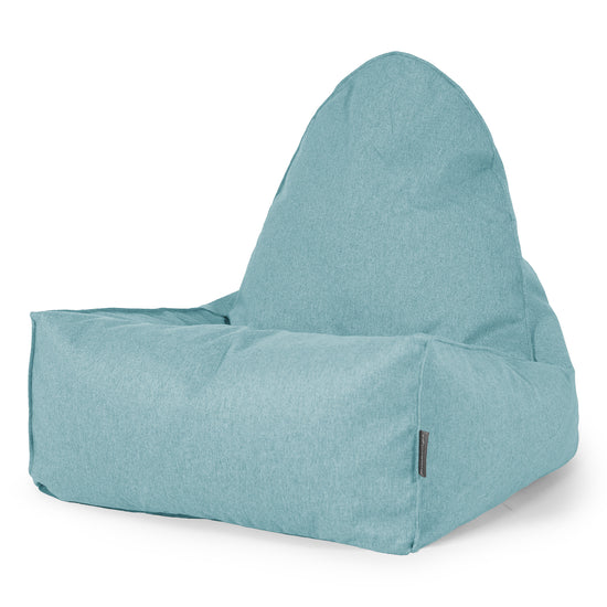 Skandi-Lounge Sitzsack - Interalli Wolle Aqua 01