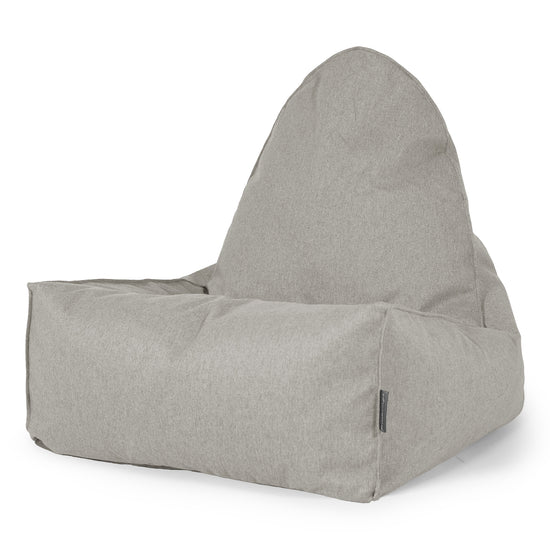 Skandi-Lounge Sitzsack - Interalli Wolle Silber 01