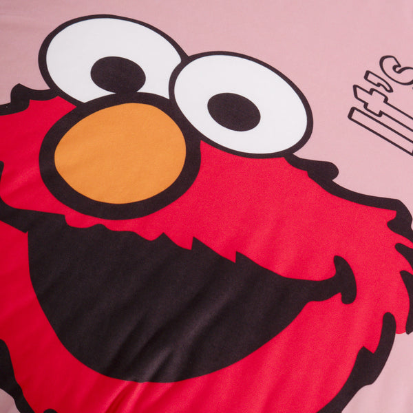 Flexiforma Kinder Sitzsackstuhl für Kleinkinder 1-3 Jahre - It's Elmo Fabric Close-up Image