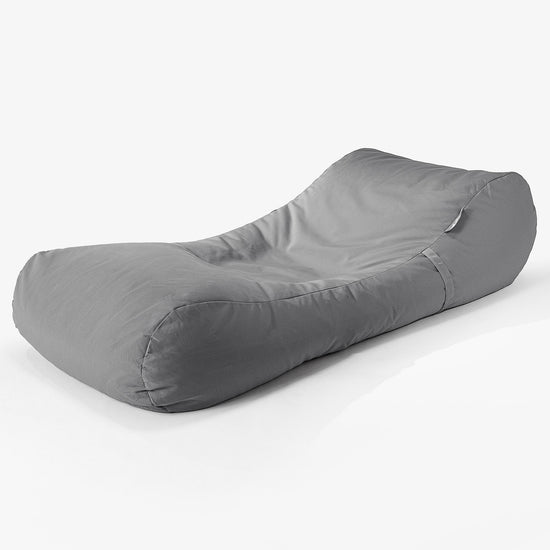 Big Bertha Original, SoleiStorm™ Ultra 2000 h+ Gartenliegen Sitzsack, Schlafsofa, Olefin Mittelgrau