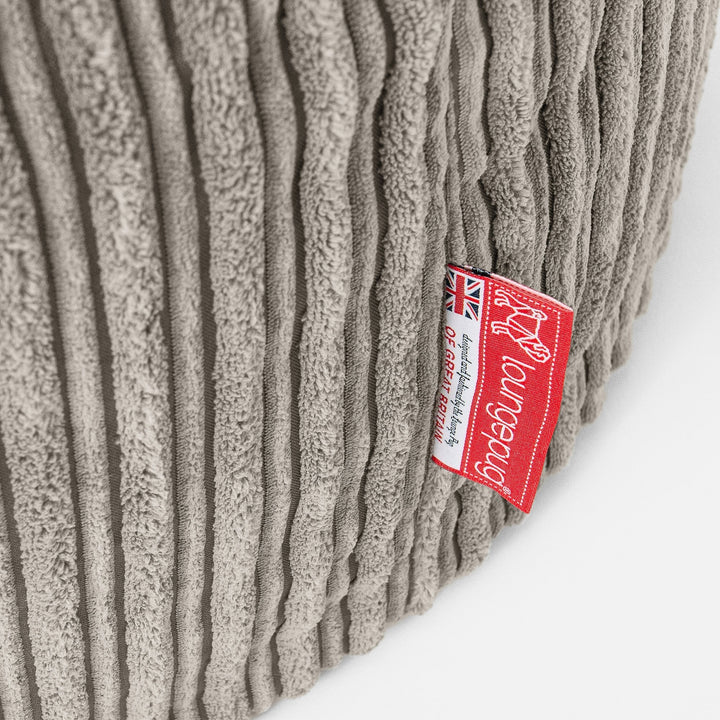 Sitzsack Sofa - Cord Nerzfarben 03