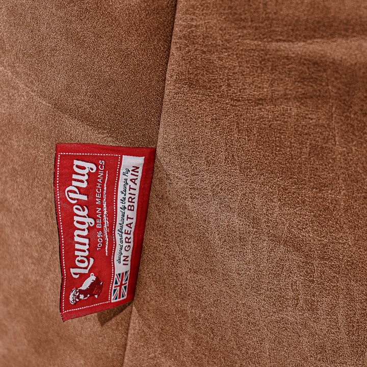 Mega-Mammoth Sofa Sitzsack XXL - Vintage Leder Karamell 06