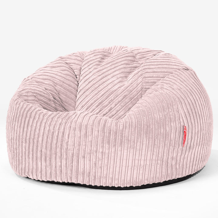 CloudSac 200 XXL Memory-Schaum Kinder Sitzsack 2-12 jahren - Cord Rosa 01