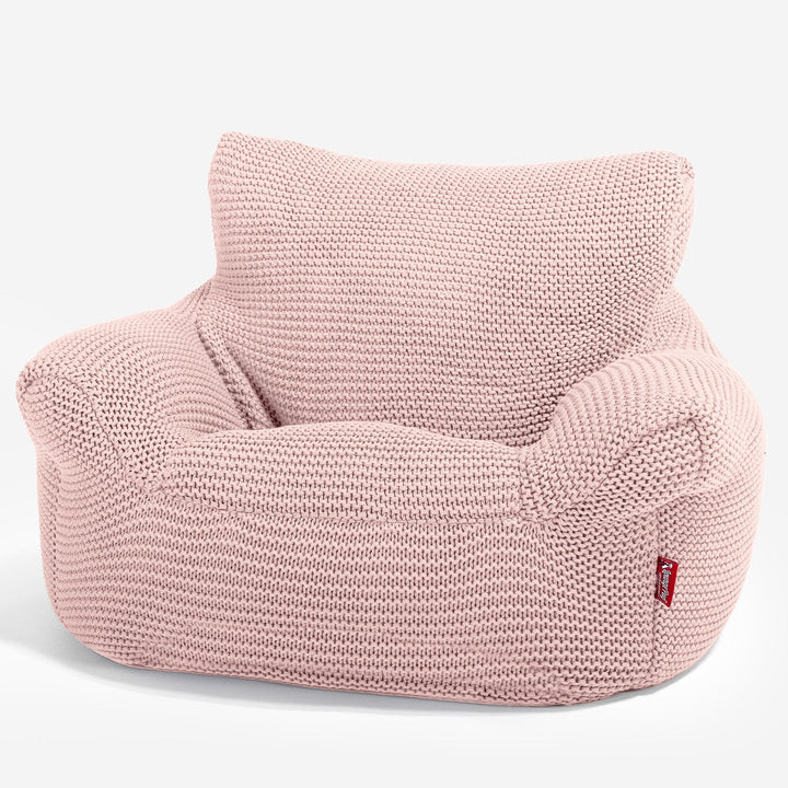 Klein Kindersessel Sitzsack 1 3 jahren Ellos Grobgestrickt Baby Pink