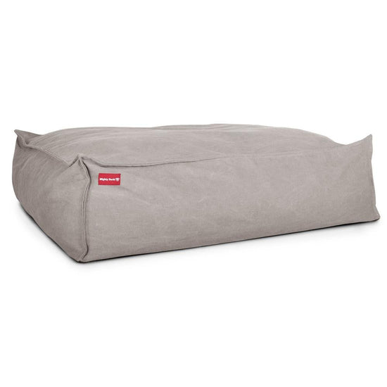 Mighty Bark Die Mega Matratze - Riesen Hundebett - Stonewashed-stoff Grau