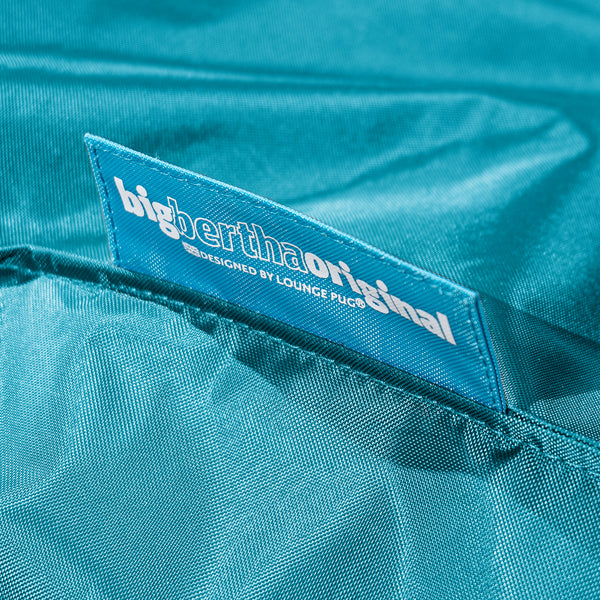 Kleiner Fußhocker - SmartCanvas™ Aqua Fabric Close-up Image