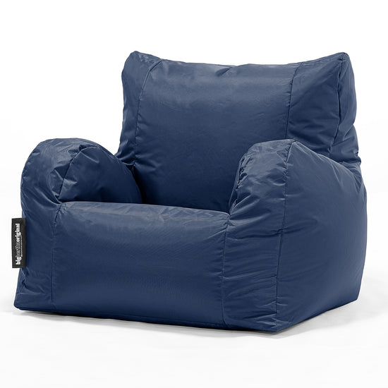 SmartCanvas™ Lehnstuhl Sitzsack Outdoor - Marineblau 01