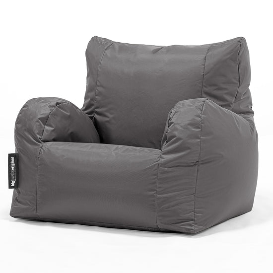 SmartCanvas™ Lehnstuhl Sitzsack Outdoor - Schiefergrau 01