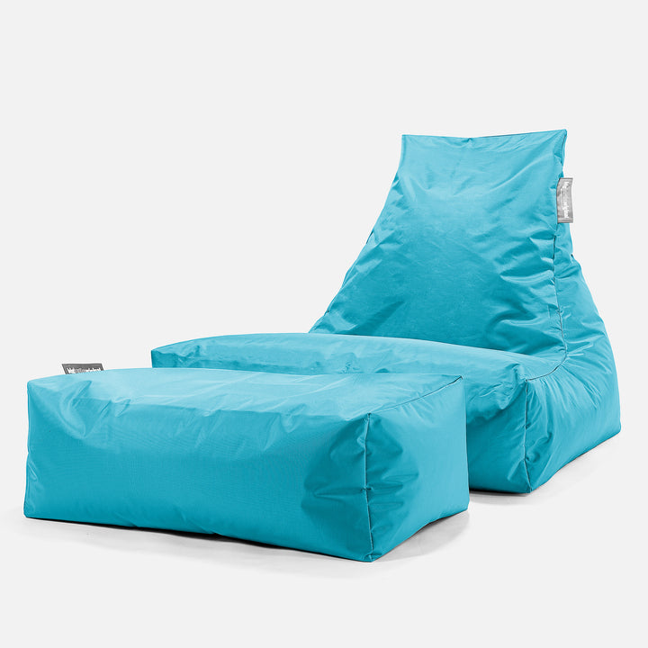 SmartCanvas™ Lounger Sitzsack Outdoor - Aqua 02