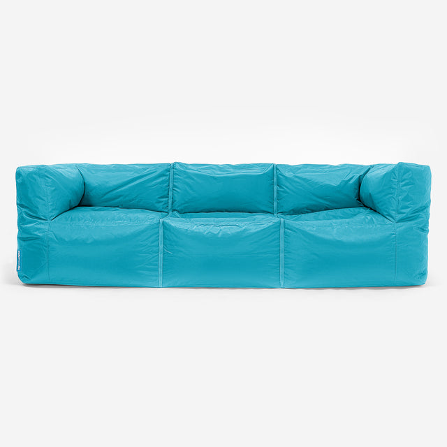 SmartCanvas™ Modulare Sitzsacksofa 3 Stücke - Aqua 01