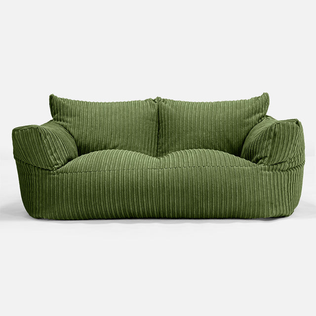 Josephine Sitzsack Sofa - Cord Nadelwaldgrün 01