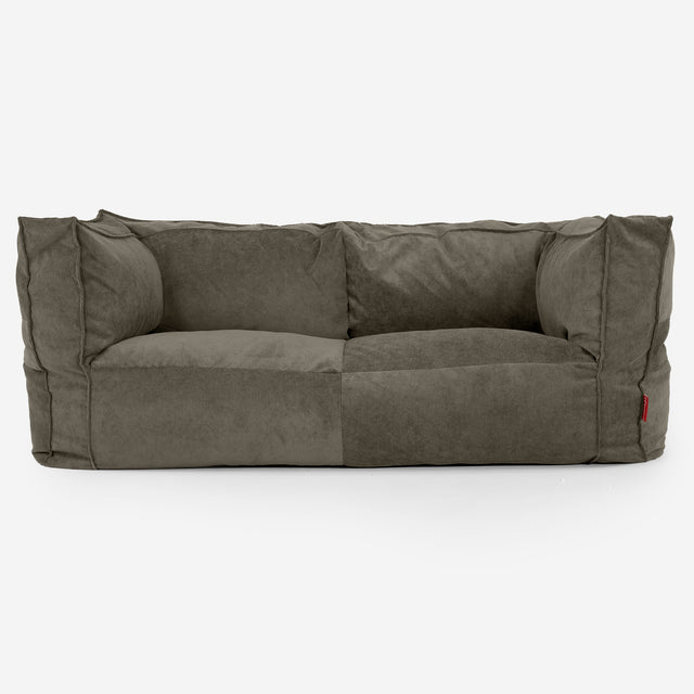 2-Sitzer Albert Sitzsacksofa - Feincord Olivgrün 01