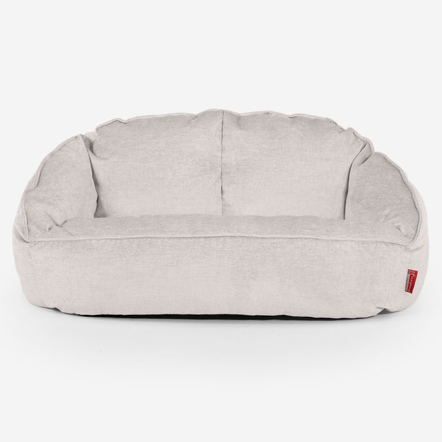 Bubble Sitzsack Sofa - Chenille Creme 01