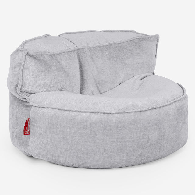 Chloe Sitzsacksofa - Chenille Grau 01