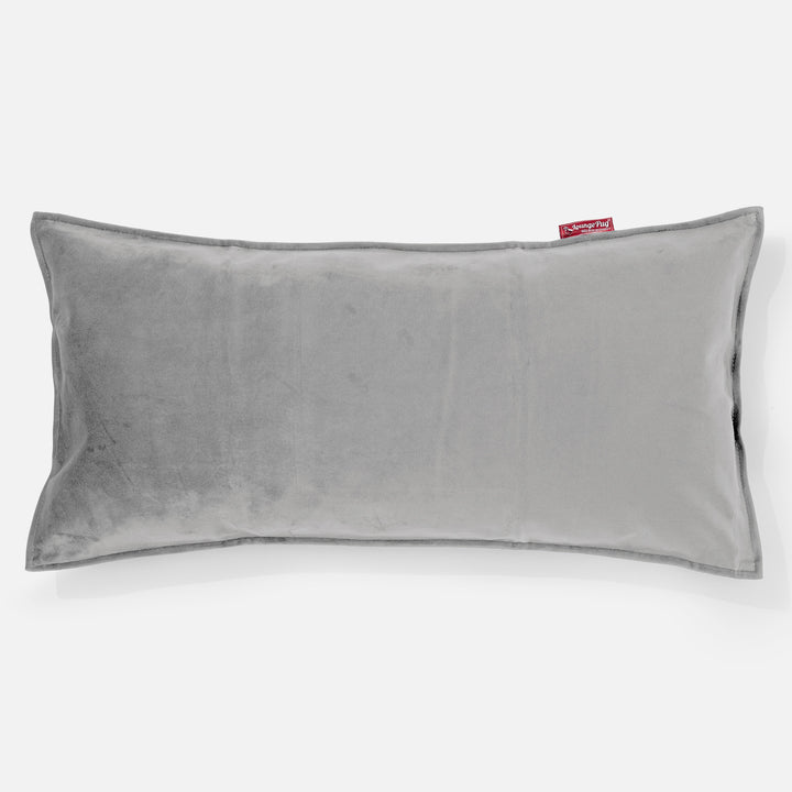 CloudSac 50 Riesen Memory-Schaum Kissen 40 x 80cm - Samt Silber 01