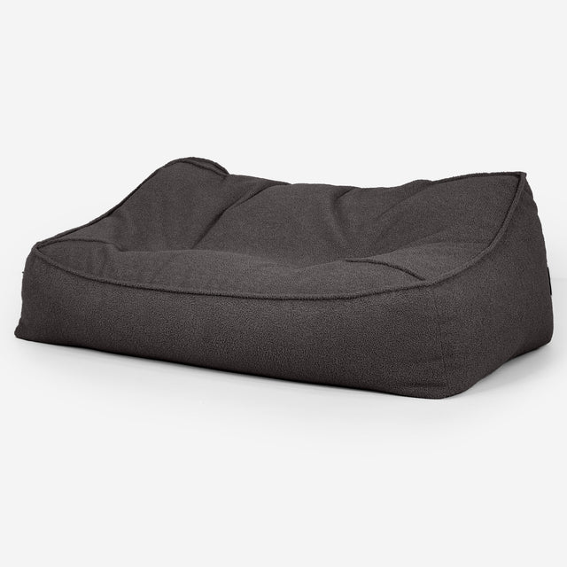 Das Slouchy Sitzsack Sofa - Bouclé Graphitgrau_03