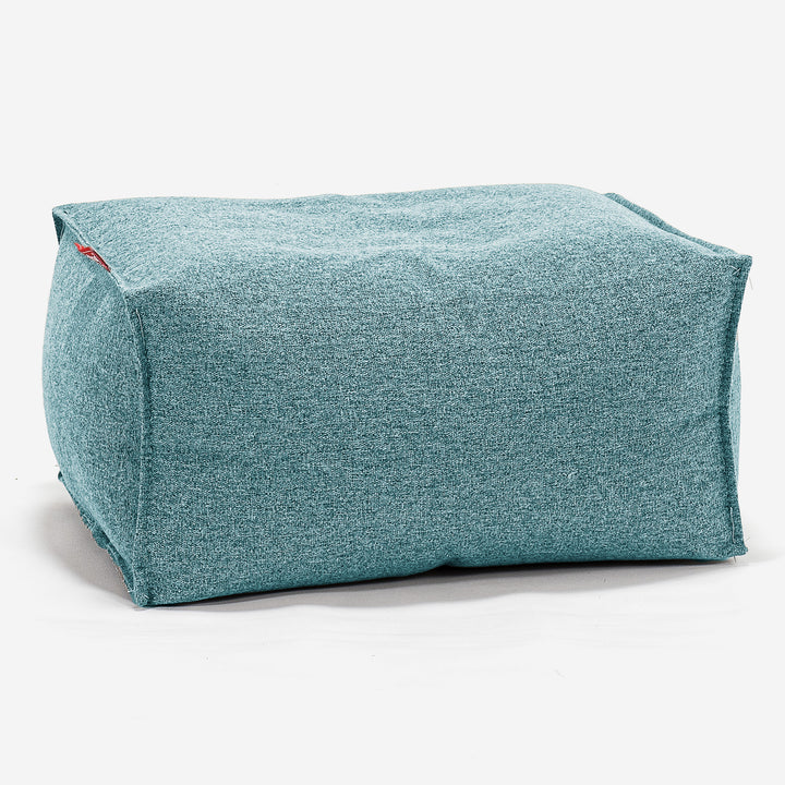 Fußhocker Pouf - Interalli Wolle Aqua 01