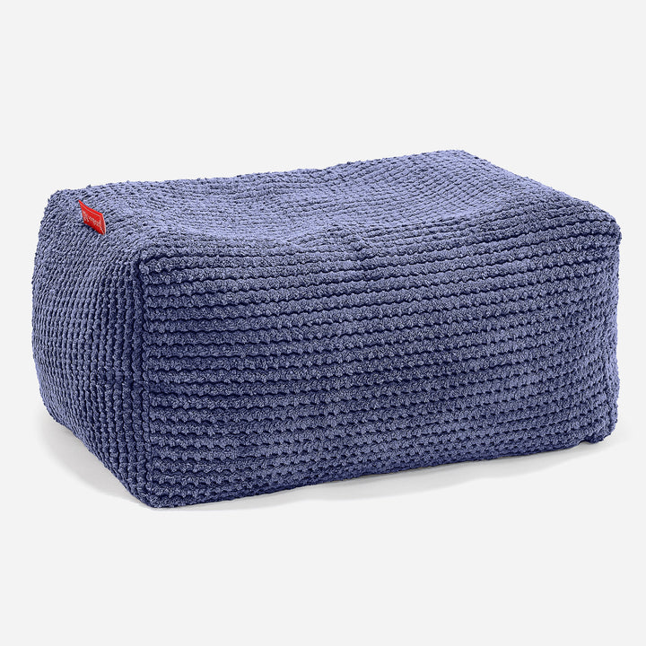 Fußhocker Pouf - Pom-Pom Lila 01