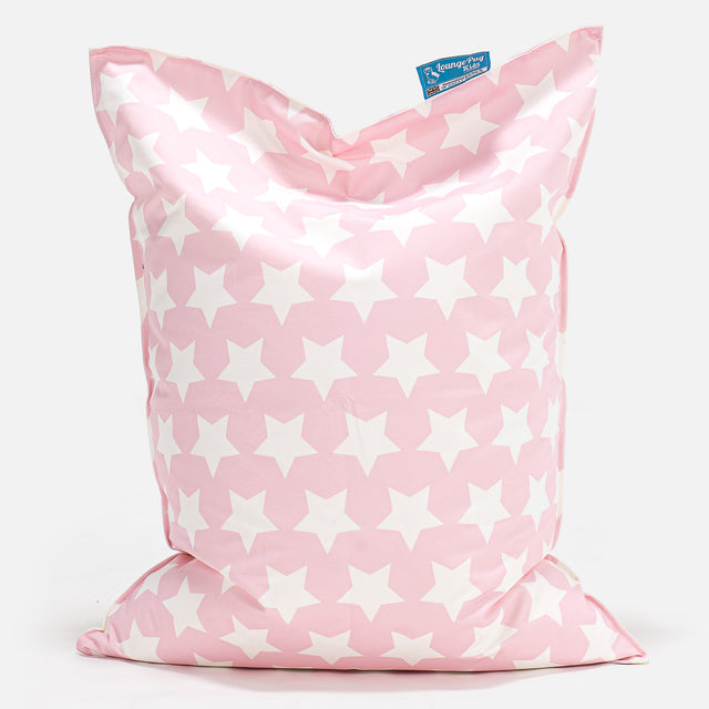 Kinder Sitzkissen - Druck Pink Star 01