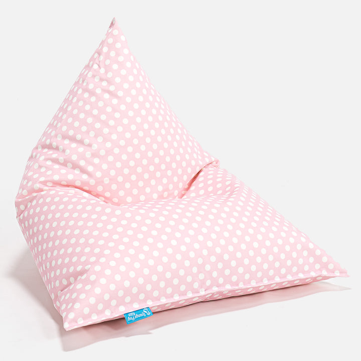 Kinder Sitzsack Gaming - Druck Pink Getupft 01