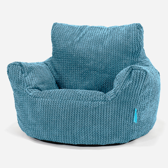 Klein Kindersessel Sitzsack 1-3 jahren - Pom-Pom Türkis 01