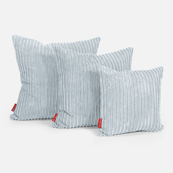 Kissen 47 x 47cm - Cord Baby Blau 02