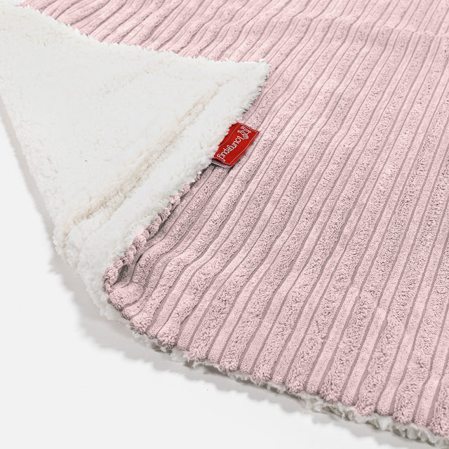 Sherpa-Decke - Cord Rosa 02