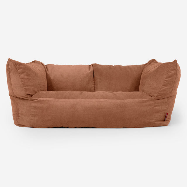 Ruben Sitzsack Sofa - Feincord Bernsteinfarbe 01