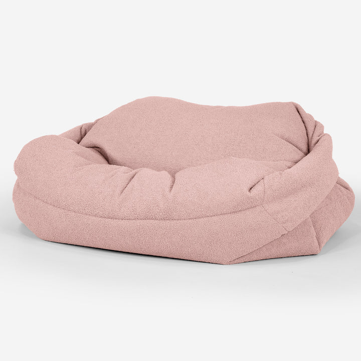 Sabine Sitzsack Sofa - Bouclé Pink_02