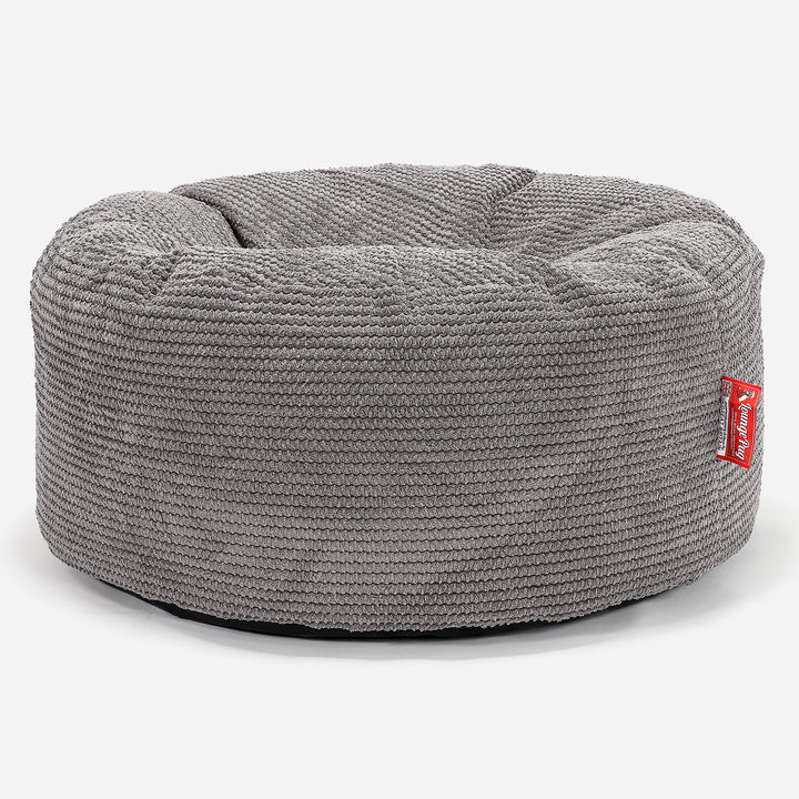 Sitzhocker Pouf - Pom-Pom Anthrazit 01