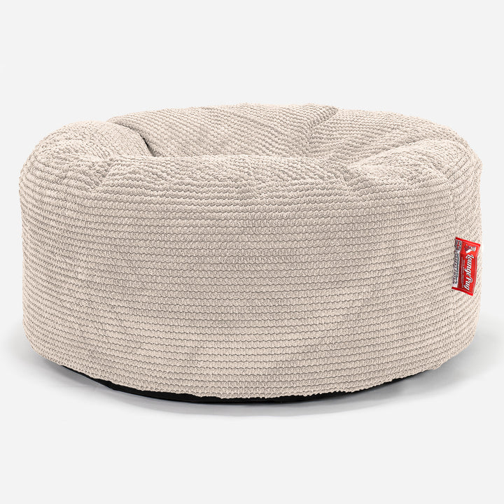 Sitzhocker Pouf - Pom-Pom Creme 01