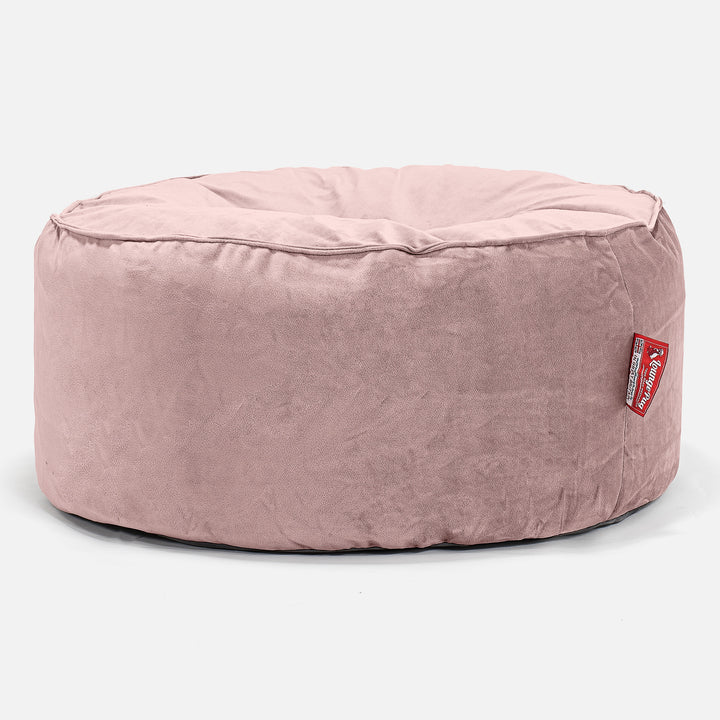 Sitzhocker Pouf - Samt Pink 01