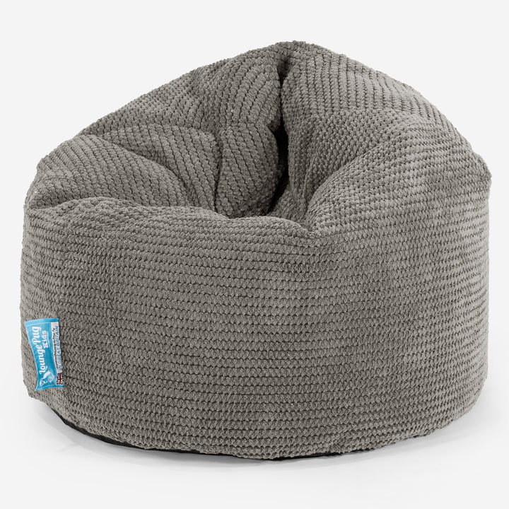 Sitzsack Kinder 2-6 jahren - Pom-Pom Anthrazit 01