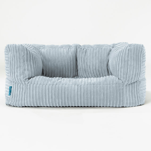 Kindersofa Albert 2-6 jahren - Cord Baby Blau 01