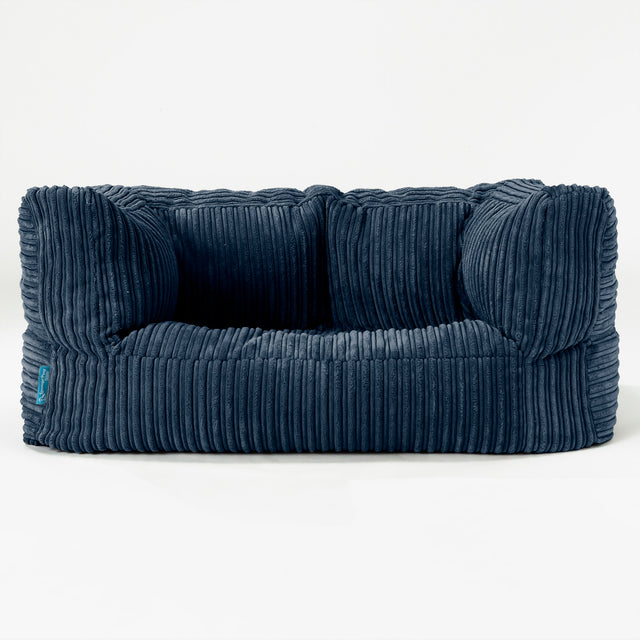 Kindersofa Albert 2-6 jahren - Cord Marineblau 01