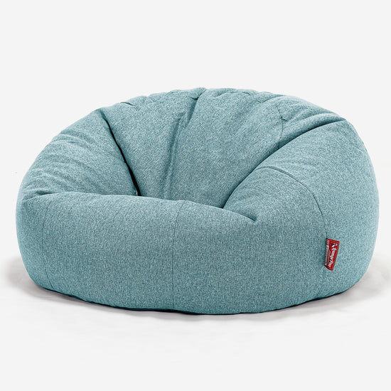 Sitzsack Sofa - Interalli Wolle Aqua 01