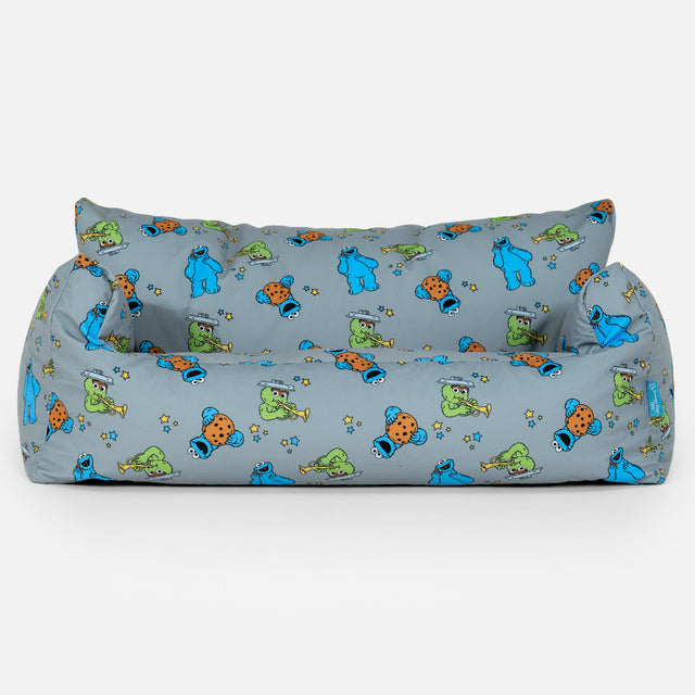 Sitzsack Sofa für Kinder 1-5 Jahre - Krümelmonster & Oskar der Griesgram 01