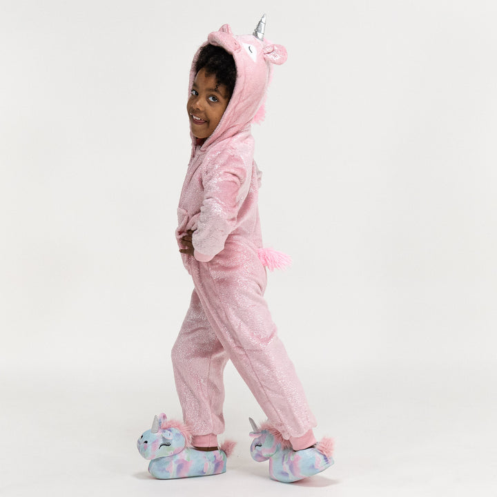 Weicher Fleece Einhorn-Onesie für Kinder 02