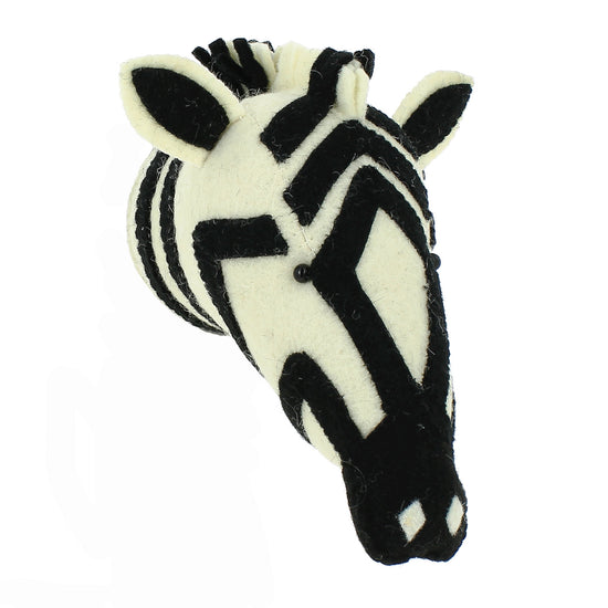 Mini Zebrakopf Wanddekoration 01